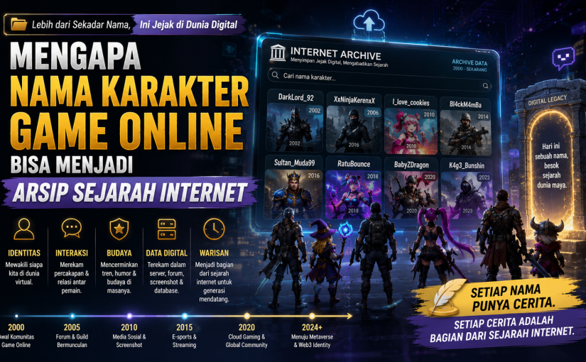 Mengapa Nama Karakter Game Online Bisa Menjadi Arsip Sejarah Internet